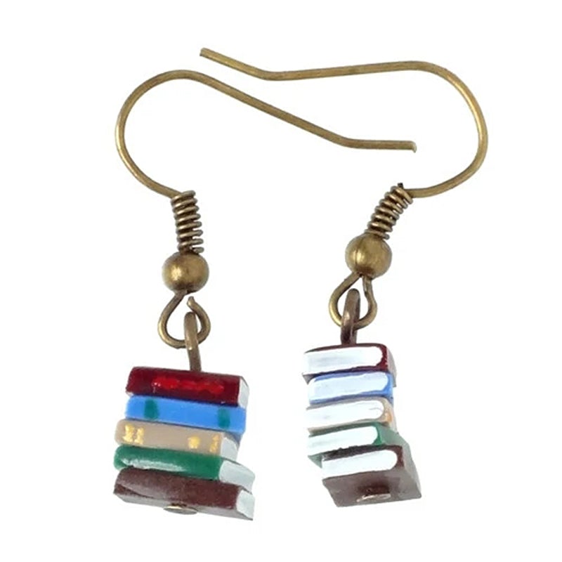 BowLift | Book stack earrings