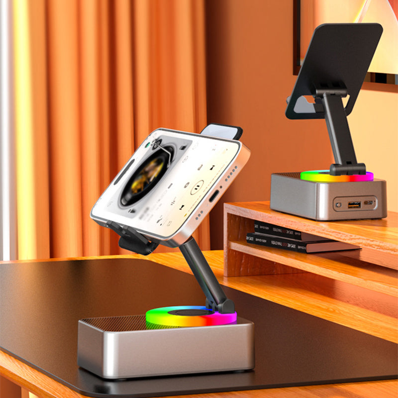 BowLift | Phone stand with Bluetooth audio speaker