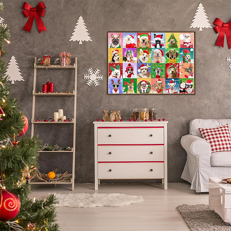 BowLift | 1000PCS Christmas Jigsaw Puzzles Advent Calendar - Christmas Gift