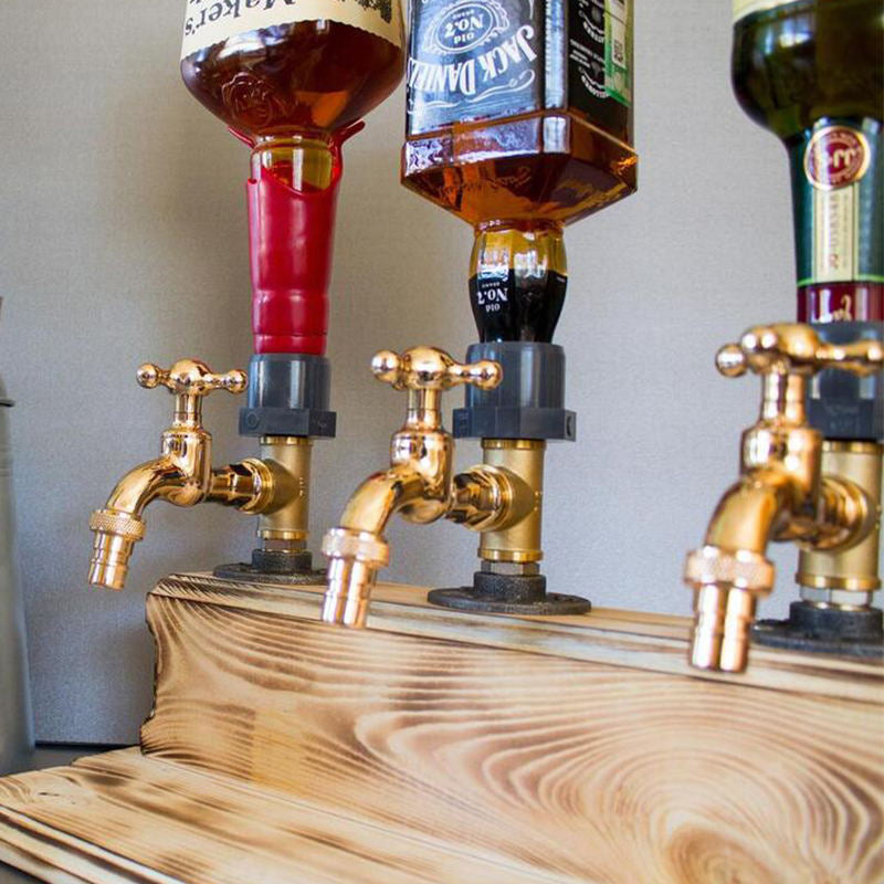 BowLift | Liquor Alcohol Whiskey Wood Dispenser