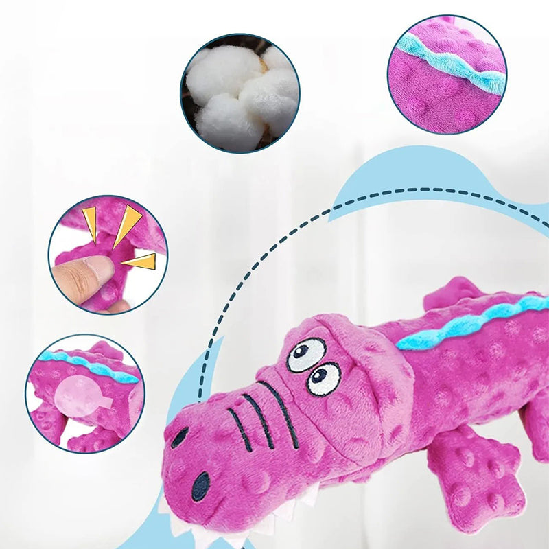 BowLift | Pet Plush Toy Sounding Crocodile