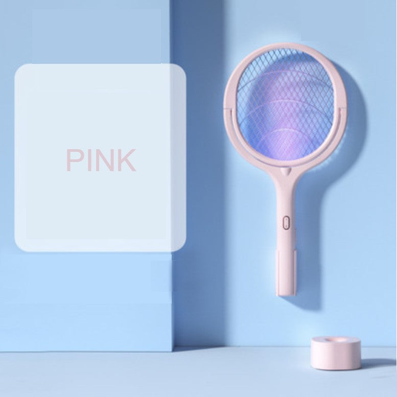 BowLift | 5 -in-1 Electric Mosquito Killer Flyswatter. with 90° Rotatable Design & Mosquito Light Trap, for Mosquitoes, Flies, Bugs & More