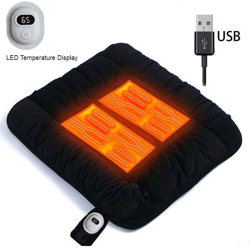 BowLift | Car Heated Seat Cushion, with 3 Adjustable Temperature, for Home, Office & Car
