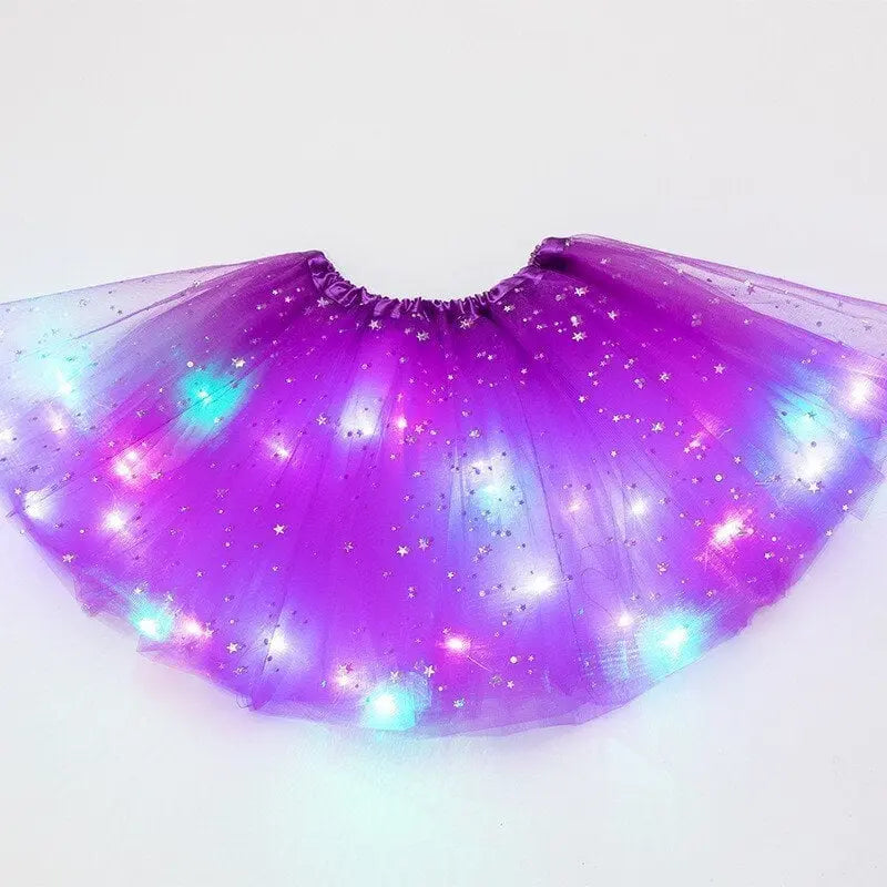 BowLift | Bright LED Tulle Skirt for Kids – Colorful, Magical Light Effect
