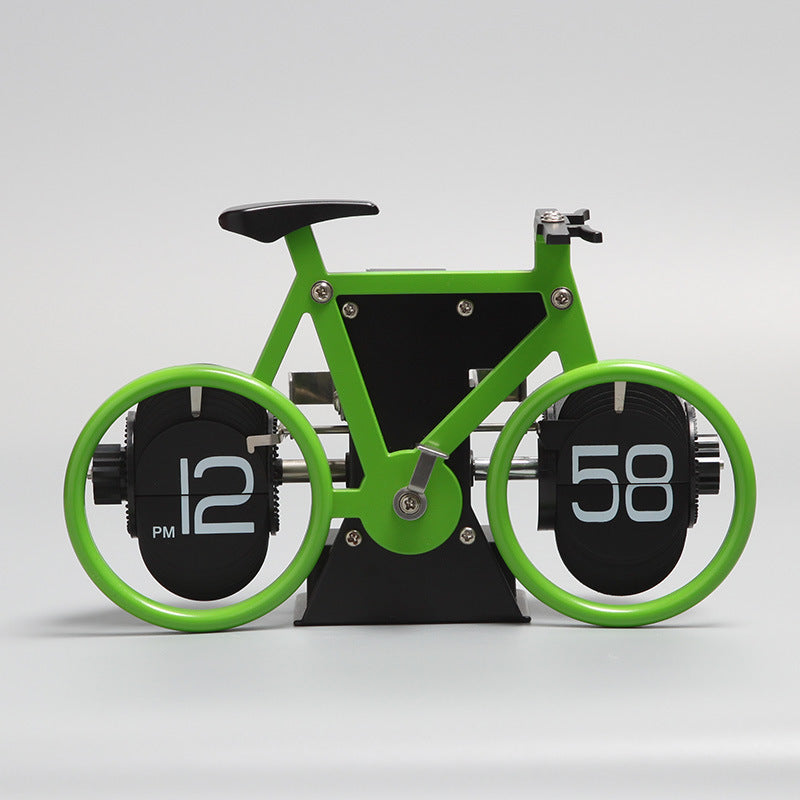 BowLift | Retro Style Bicycle Shaped Flip Down Clock, for Home & Office