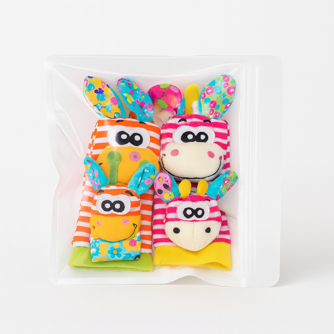 BowLift | Baby Rattle Socks Wrist Toys Set