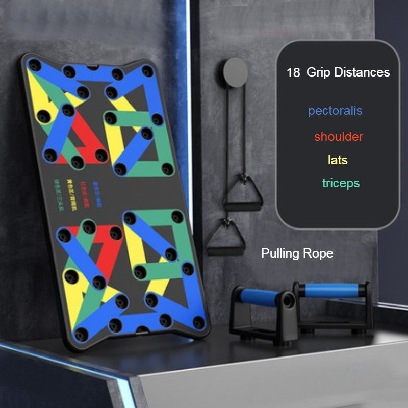 BowLift | Home Multifunctional Push-up Training Board, with 4 Training Modes, for Pectoralis, Shoulder, Lats, Triceps Strength Training