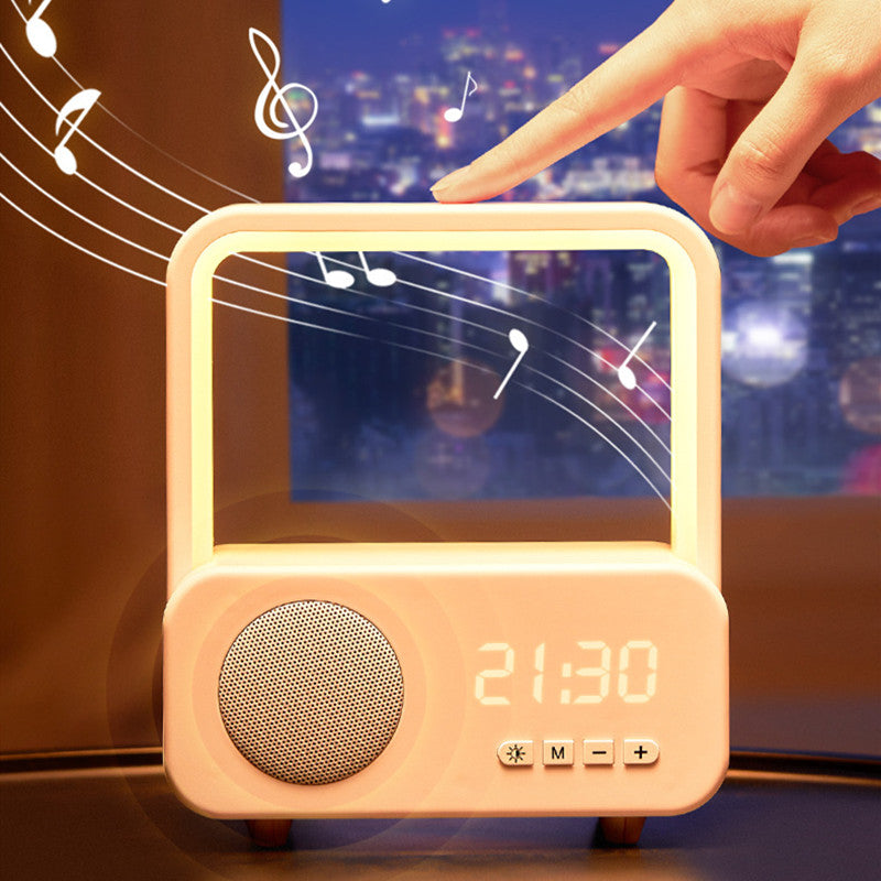 BowLift | 3-in-1 Rechargeable Bluetooth Speaker with Clock & Dimmable Colorful Light