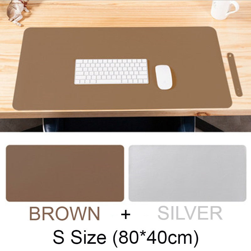 BowLift | Double-sided Large Waterproof PU Leather Desk Mat, for Office and Home