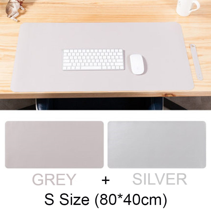 BowLift | Double-sided Large Waterproof PU Leather Desk Mat, for Office and Home