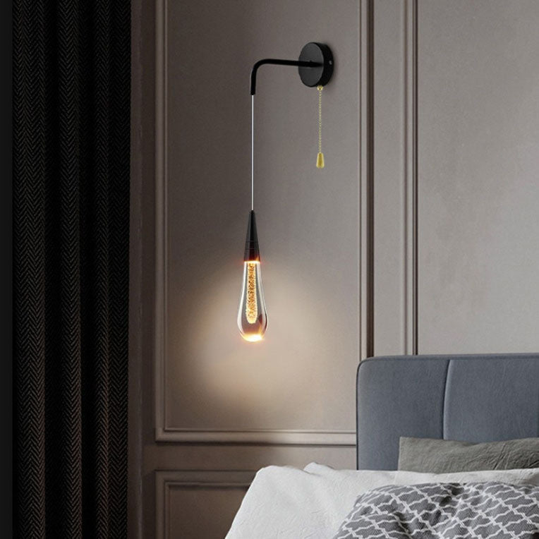 BowLift | LumeTear Luxury LED Wall Light | Teardrop Design | Dimmable | For Bedroom & Living Room