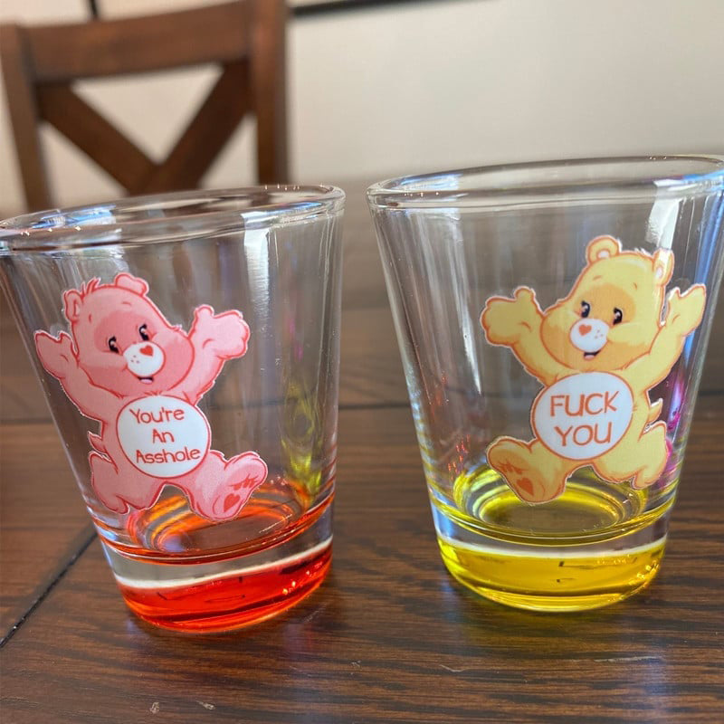 BowLift | Swear Bears Shot Glasses, 6 Pieces