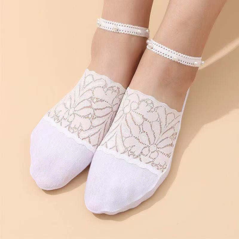 BowLift | Pearl Lace Socks