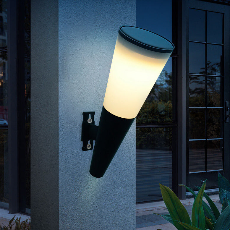 BowLift | Truro Solar Wall Light Anthracite - Energy-Efficient Solar Outdoor Wall Illumination