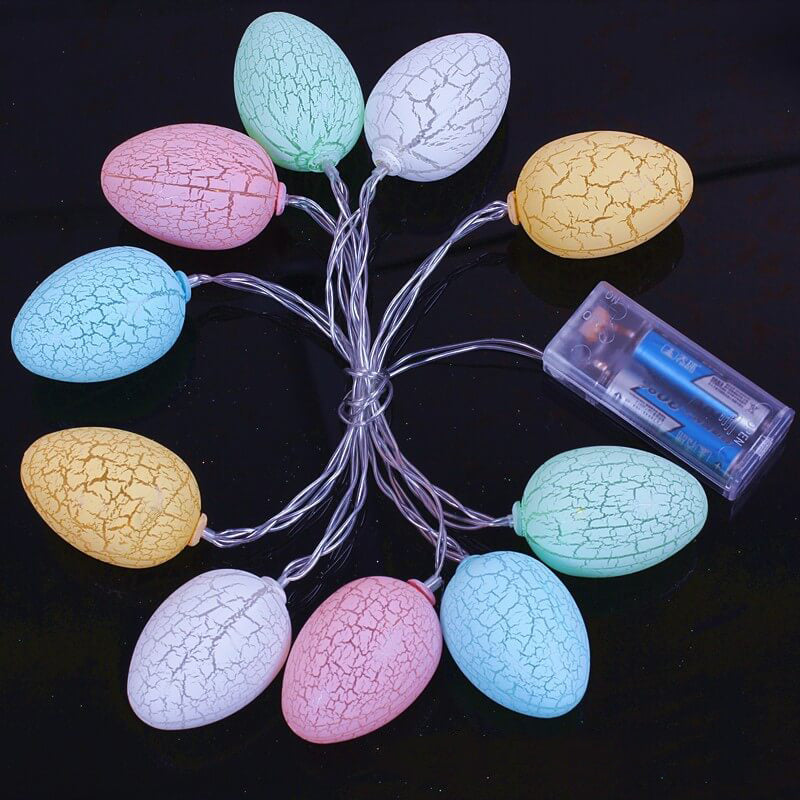 BowLift | Easter Egg String LED Multi-Color Cracking Egg Decorative String Lights