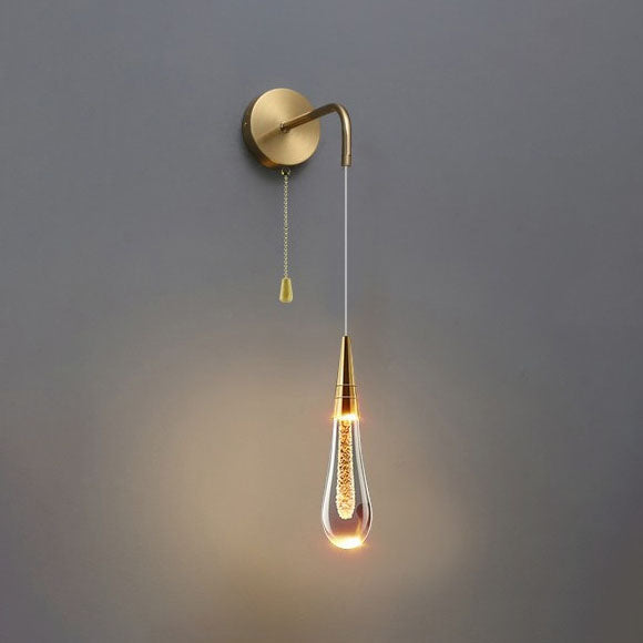 BowLift | LumeTear Luxury LED Wall Light | Teardrop Design | Dimmable | For Bedroom & Living Room