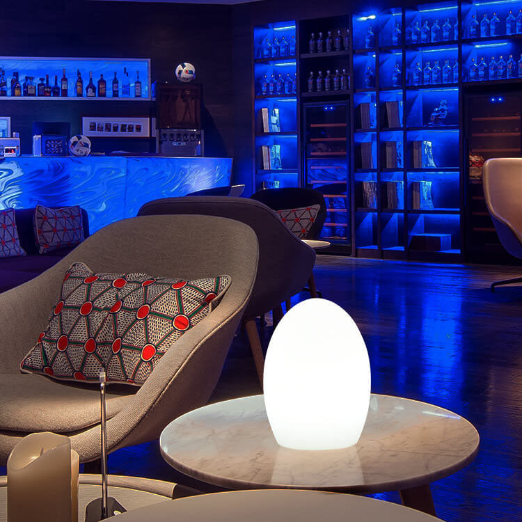 BowLift | RGB ABS Egg-shaped LED Decorative Table Lamp