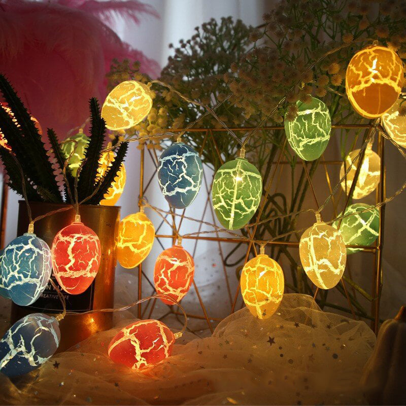 BowLift | Easter Egg String LED Multi-Color Cracking Egg Decorative String Lights