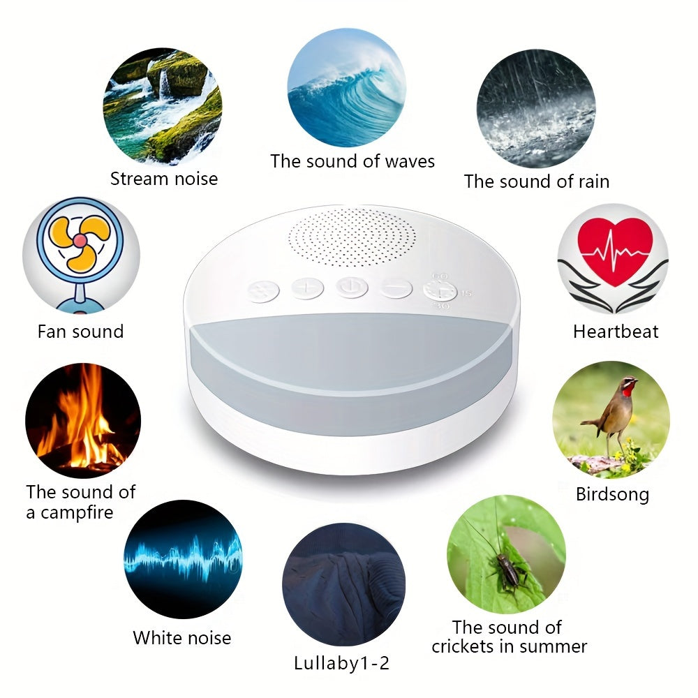 BowLift | DreamWave White Noise Machine – Soothing Sound Therapy with Timer