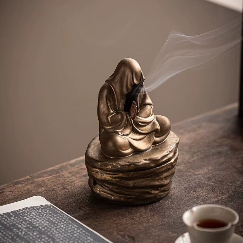 BowLift | Silent Monk Backflow Ceramic Incense Burner