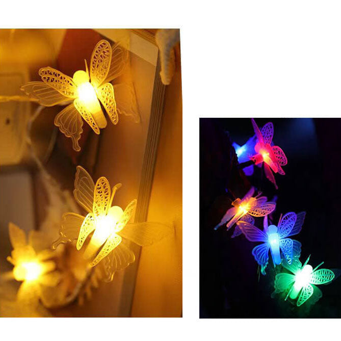 BowLift | Luminelle LED String Lights | Butterfly Design | For Garden, Balcony & Terrace | Outdoor Decor