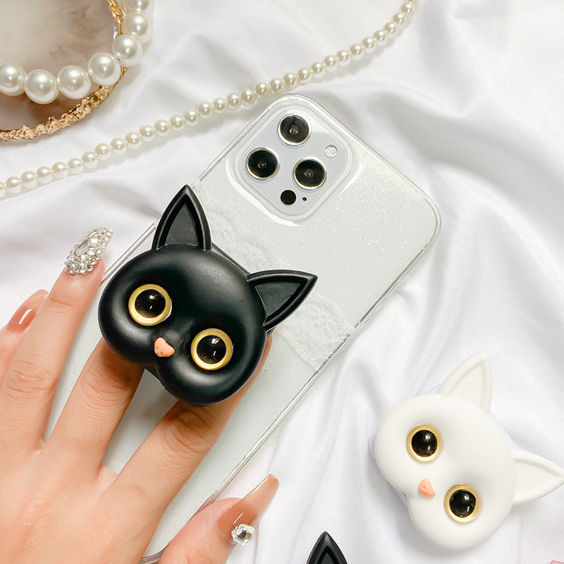 BowLift | 3D Cute Kitten Phone Holder with mini Mirror