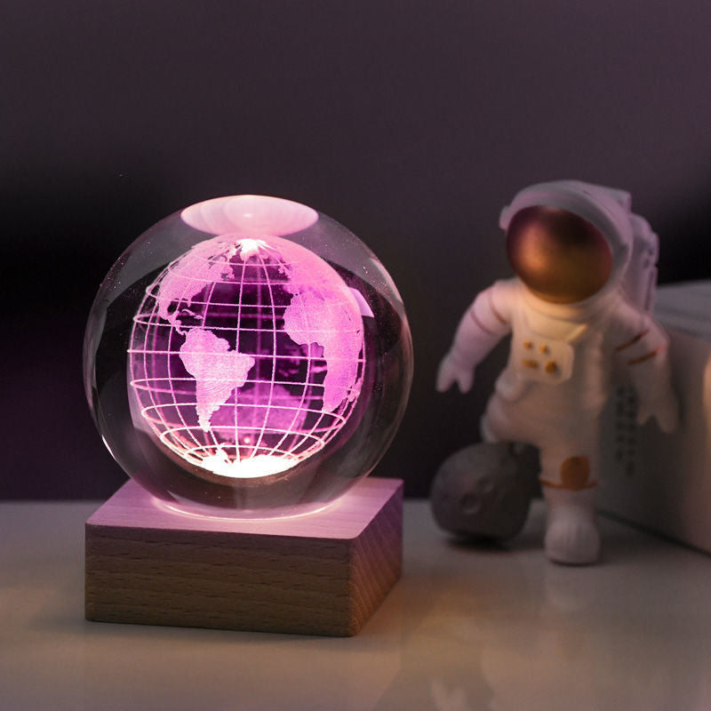 BowLift | 3D Galaxy Crystal Ball Nightlight Decorlamp