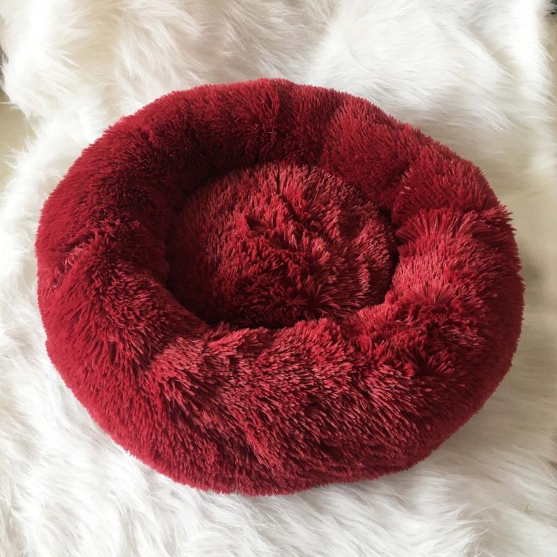 BowLift | PawNest Calming Donut Cat Bed | Round Plush Nest | Stress-Reducing & Cozy | Perfect for Cats & Small Dogs