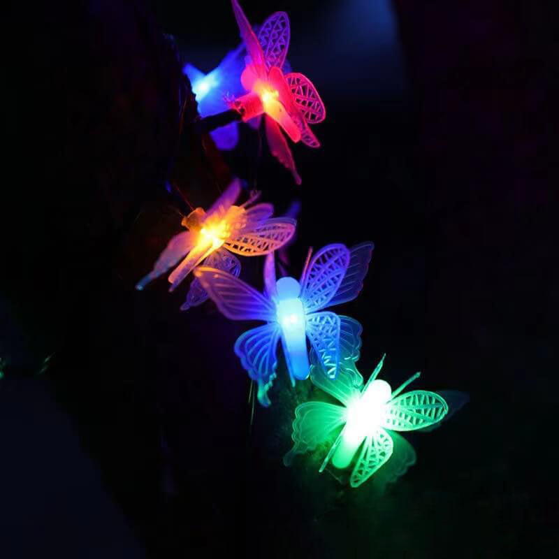 BowLift | Luminelle LED String Lights | Butterfly Design | For Garden, Balcony & Terrace | Outdoor Decor