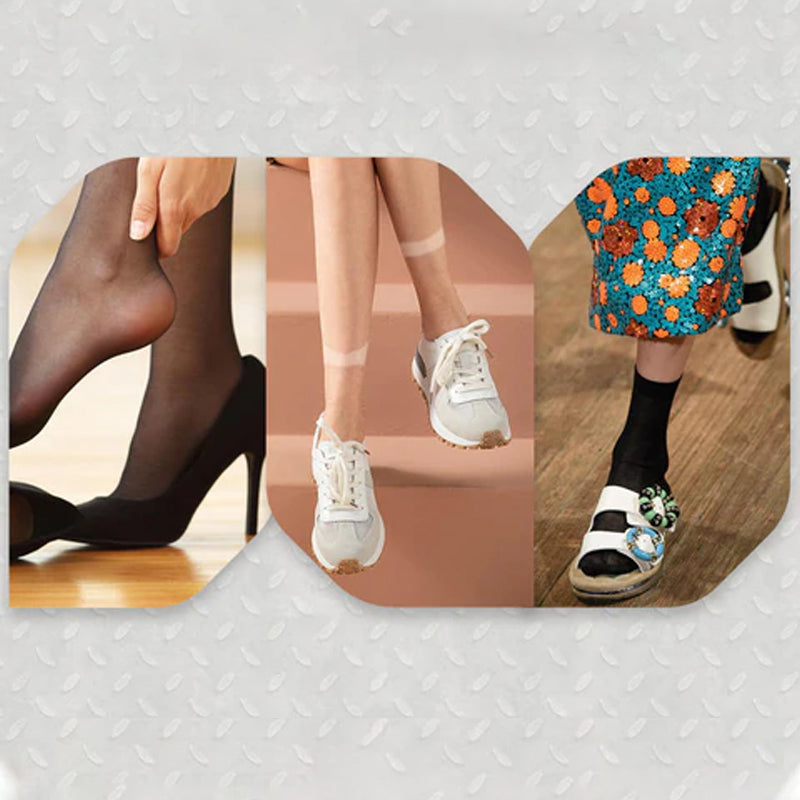 BowLift | Ankle High Clear Women's Socks (10 Pairs)