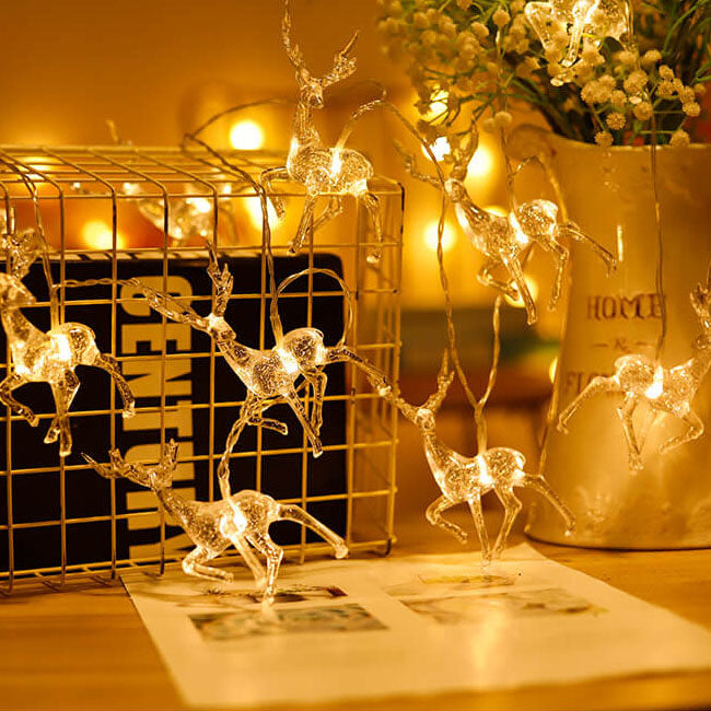 BowLift | Christmas Decor Elk LED Decoration Battery String Lights