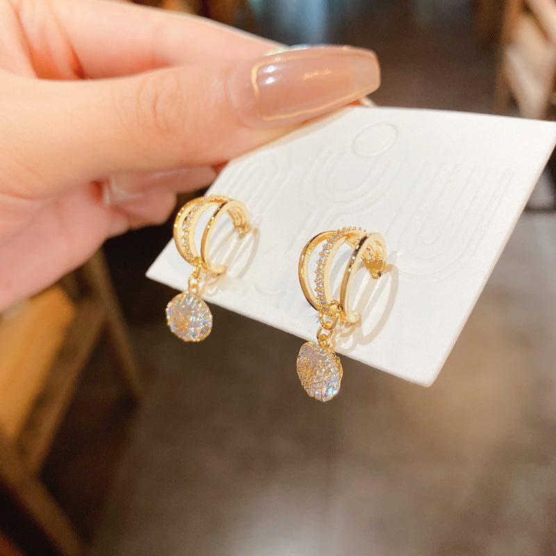 BowLift | Fashion Diamond Crown Earrings
