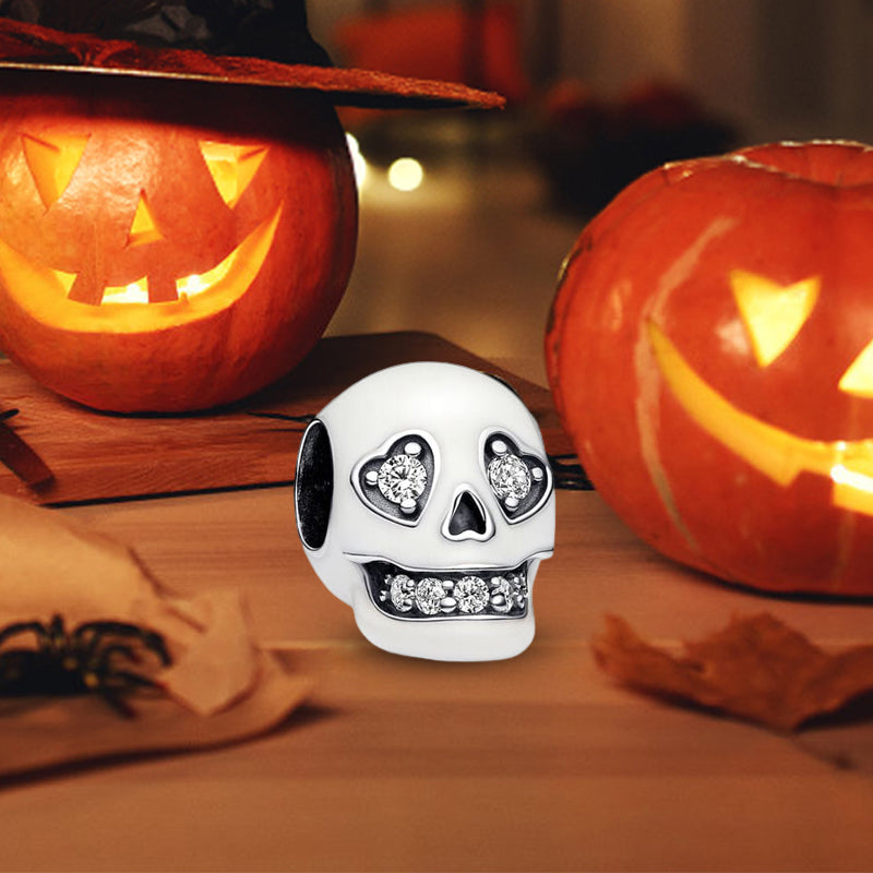 BowLift | Shining Glitter Skull Pendant