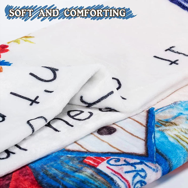 BowLift | Printed Flannel Wrap Blanket