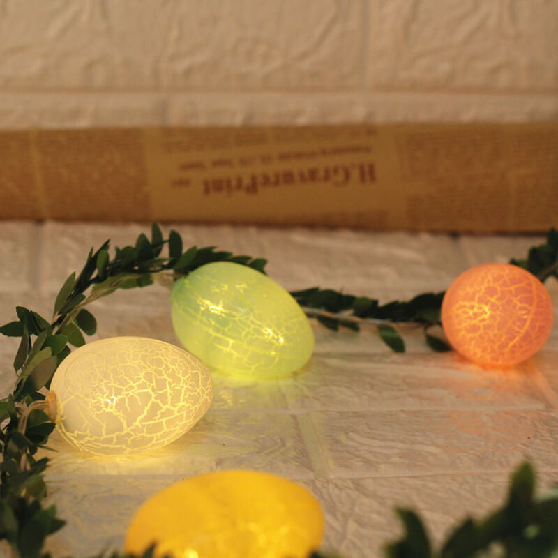 BowLift | Easter Cracked Egg Rattan String LED Decorative String Lights
