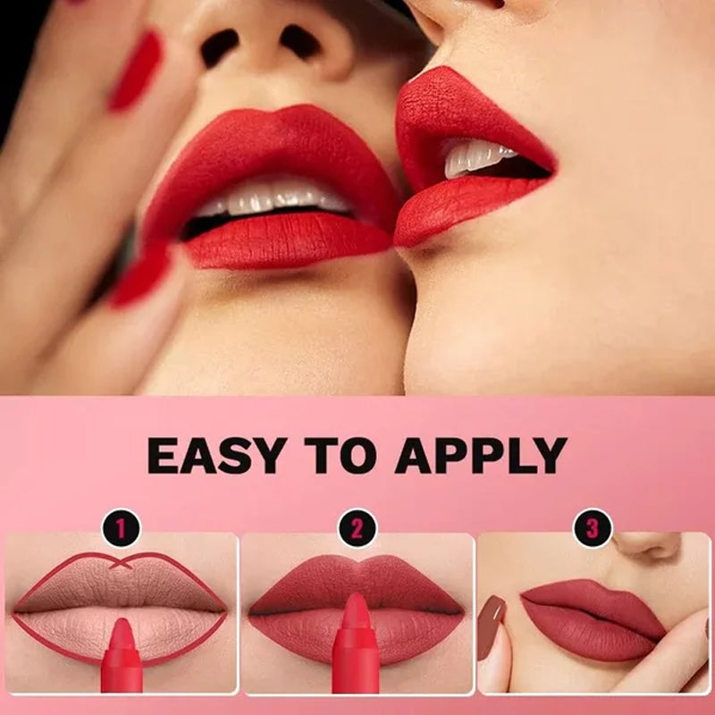 BowLift | 12 Colors Matte Lipstick Pencil