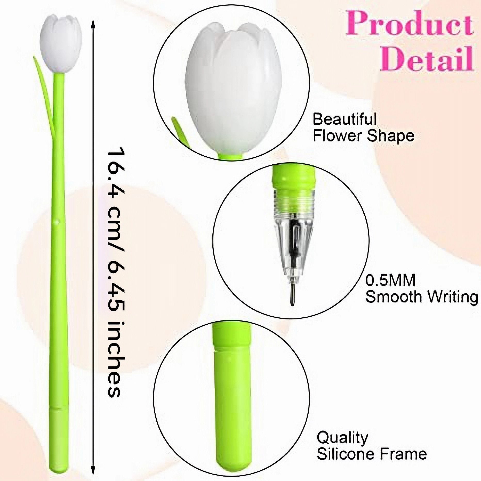 BowLift | Color-changing tulip ballpoint pens(set of 6)