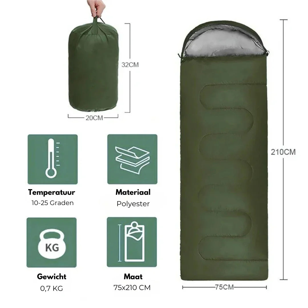 BowLift | Insulated camping sleeping bag for outdoor adventures