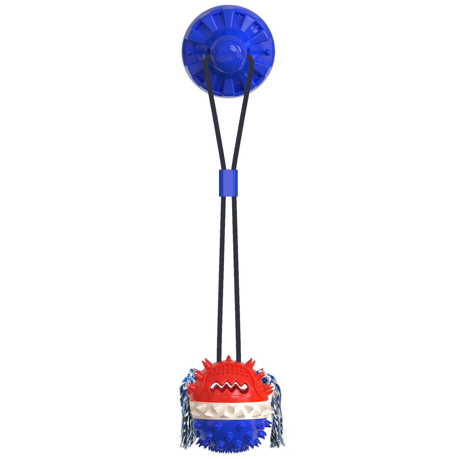 Suction Cup Chew Ball – Food-Dispensing & Sound Toy for Dogs