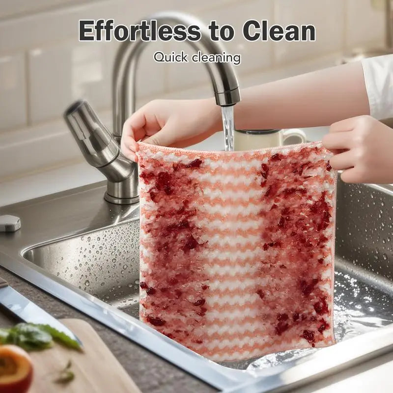 BowLift | 10 pieces reusable microfiber cleaning cloth for kitchen and surfaces