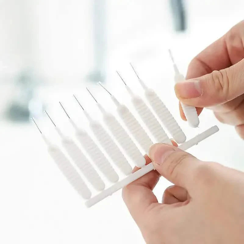 BowLift | 10-Piece Set: Easy to Clean Shower Head Brushes - Effortless Shower Head Crevice Cleaner