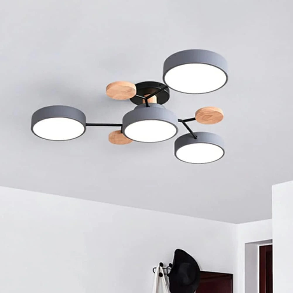 BowLift | Contemporary Round Iron LED Chandelier | Energy-Efficient. Stylish Lighting for Living Rooms. Dining Areas & Entryways