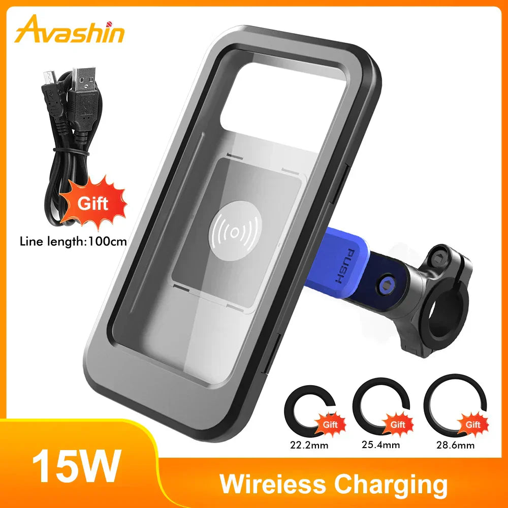 BowLift | 15W Power Bank Waterproof Bike Handlebar Phone Mount