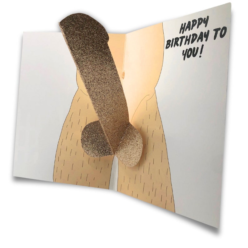 BowLift | Funny Pop Up Tail Birthday Card Gift