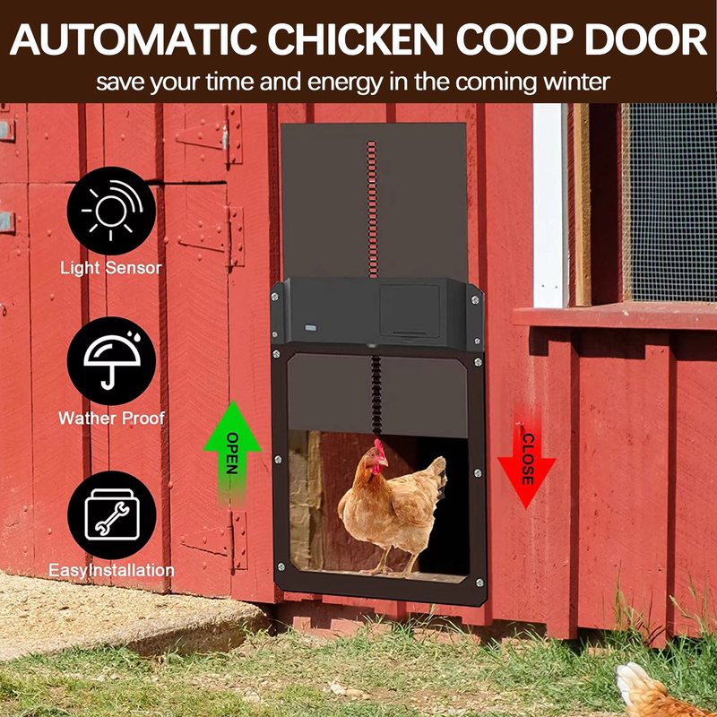 BowLift | Automatic Chicken Pen Hen Coop Poultry Door Opener