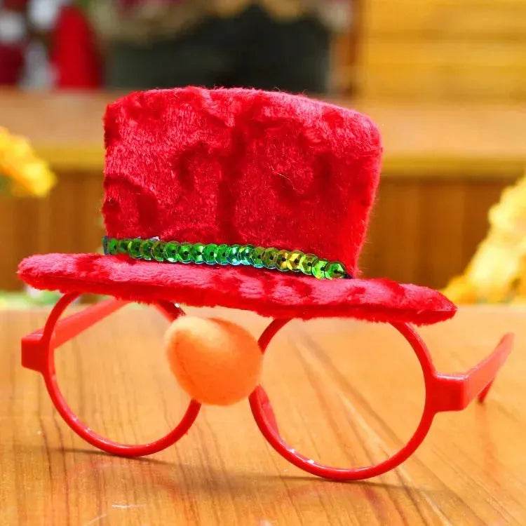 BowLift | Christmas glasses frame Christmas party supplies Christmas gifts Christmas decorations glasses Santa glasses