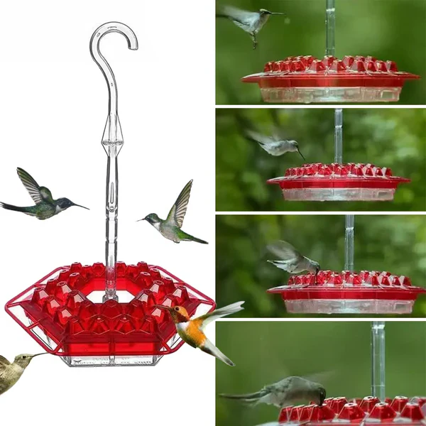 BowLift | Ant-Proof Hummingbird Feeder with 30 Bee-Resistant Ports
