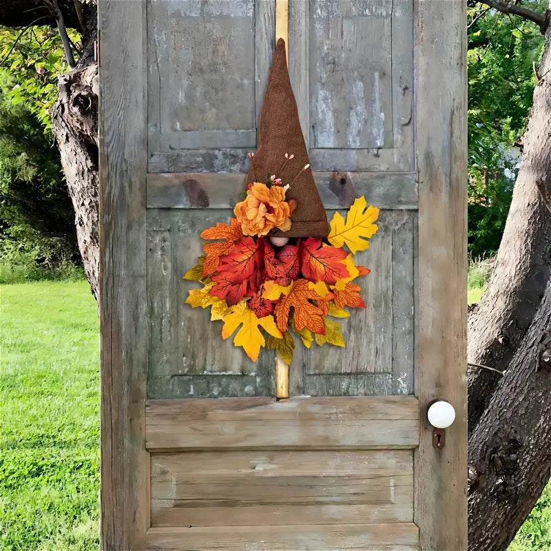 BowLift | Fall Maple Gnome Front Door Hanger