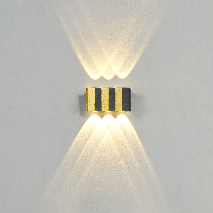 BowLift | Modern Light Luxury Golden Aluminium Outdoor Waterproof Terrace LED Wall Light Lamp