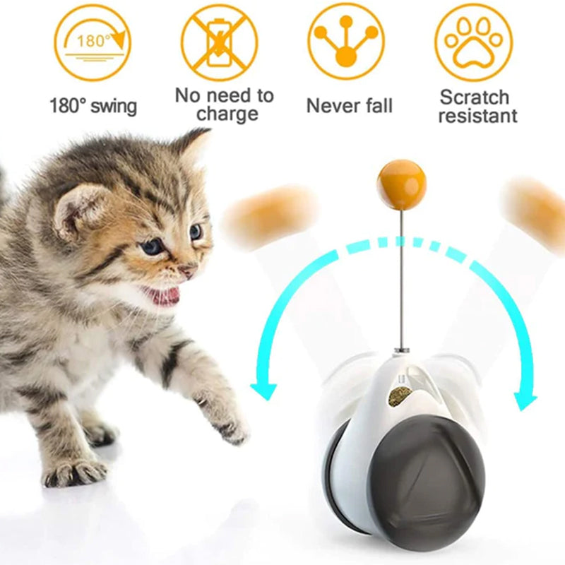 BowLift | Swing Cat Toy With Wheels